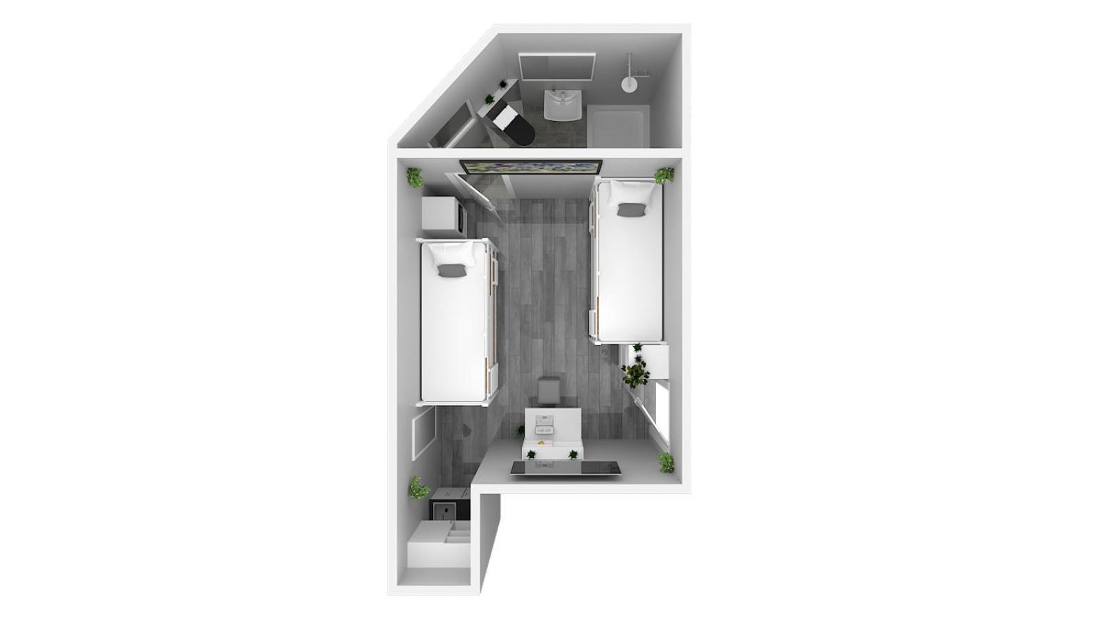 Hotel Ulm Zentrum - Komplettes Zimmer, Hochbett, Android Tv & Eigenem Bad - Perfekt Fuer Familien & Gruppen Cameră foto